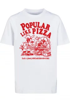 Kids Like Pizza Tee white