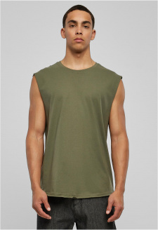Open Edge Sleeveless Tee olive