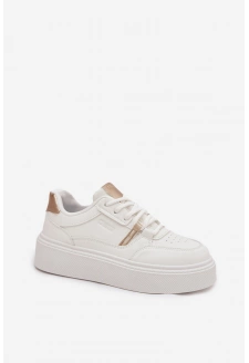 Damskie Sneakersy Na Platformie Big Star SS274359 Białe
