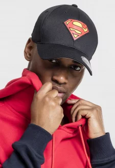Superman Flexfit Cap blk/blk