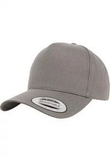 5-Panel Curved Classic Snapback grey
