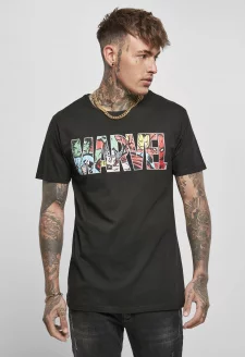 Marvel Logo Character Tee black