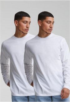 Basic Longsleeve 2-Pack white+white