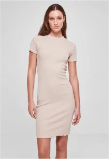 Ladies Rib Tee Dress softseagrass