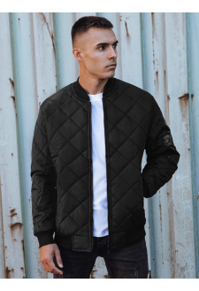 Kurtka męska pikowana bomber jacket czarna TX4847