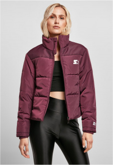 Ladies Starter Logo Puffer Jacket darkviolet