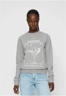 Ladies F-Word Crewneck grey