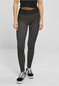 Ladies Seamless Heritage Leggings blackhoundstooth