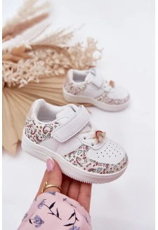 Dziecięce Sneakersy Buty Sportowe Jednorożce Białe Thalia