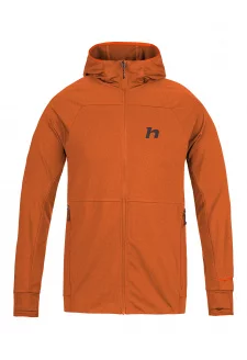 Pánská funkční mikina Hannah ETHAN HOODY potters clay mel