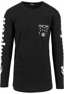 Compton Pocket Bandana Longsleeve black