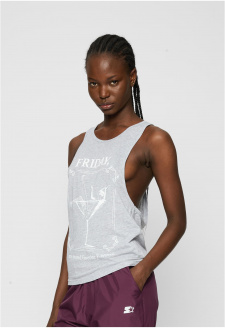 Ladies F-Word Tee heather grey