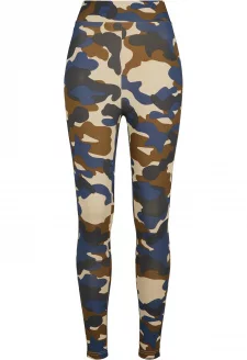 Ladies High Waist Camo Tech Leggings summerolive camo