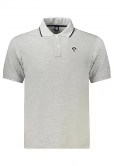 PÁNSKE PÁNSKE PÁNSKE POLO S KRÁTKYM RUKÁVOM NORTH SAILS ŠEDÁ
