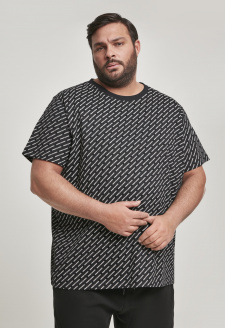 Allover Logo Tee black