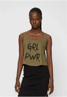 Ladies GRL PWR Tank olive