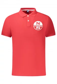 NORTH SAILS PÁNSKE POLOLO S KRÁTKYMI RUKÁVMI ČERVENÉ