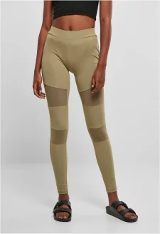 Ladies Tech Mesh Leggings khaki