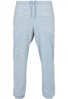 Southpole AOP Velour Pants babyblue