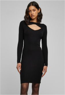 Ladies Cut Out Dress black
