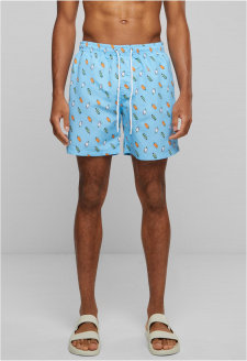 Pattern Swim Shorts lightblue/ice