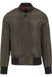 2-Tone Bomber Jacket darkolive/black