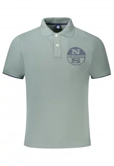 PÁNSKE PÁNSKE POLO S KRÁTKYMI RUKÁVMI NORTH SAILS ZELENÉ