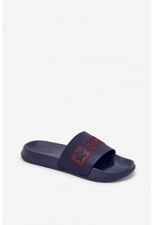 Klapki Męskie Big Star SS174361 Granatowe