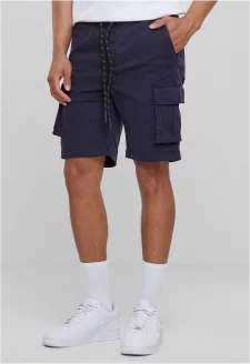 Drawstring Cargo Shorts navy
