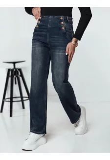 Spodnie damskie VIVEZZI jeansowe niebieskie Dstreet UY2228