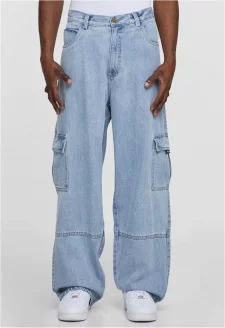 Southpole Cargo Denim Pants middeepblue