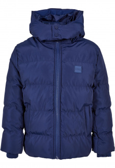 Boys Hooded Puffer Jacket spaceblue