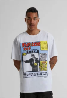 Eazy-E RAP Magazine Oversize Tee white