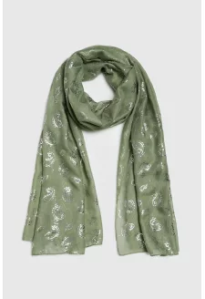 WOMEN'S SCARF L-SZ-4601 OLIVE