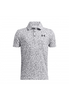 UA Playoff Printed Polo-WHT