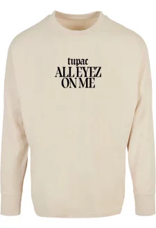 2Pac All Eyez on me Tracklist Cut On Longsleeve sand