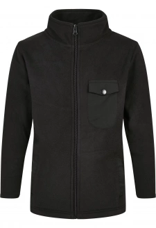 Boys Polar Fleece Track Jacket black