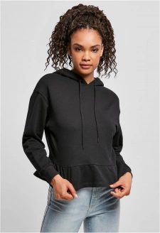 Ladies Organic Volants Hoody black