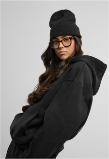 Basic Flap Beanie black