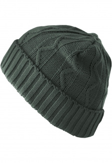 Beanie Cable Flap charcoal
