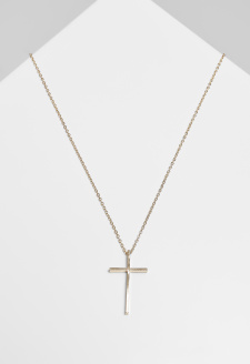 Big Basic Cross Necklace gold