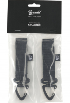 Belt and Molle Loop Carabiner 2-Pack black