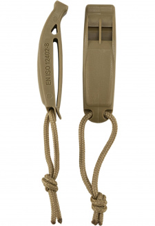 Signal Whistle Molle 2-Pack camel