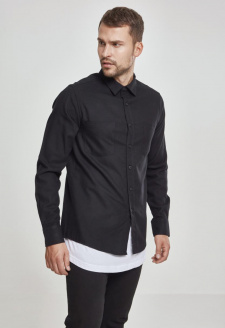 Checked Flanell Shirt blk/blk