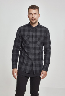 Checked Flanell Shirt blk/cha
