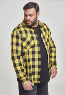Checked Flanell Shirt blk/honey